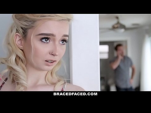 Brace Faced - Petite Blonde Babe (LexiLore) Fucks Hot Guy