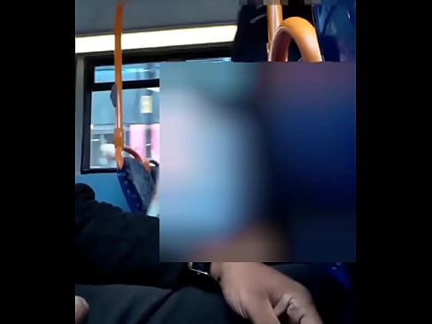 Cock Balls and Belly out on bus