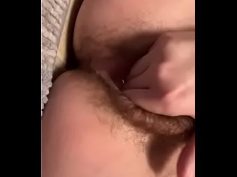 Masturbating my hairy pussy