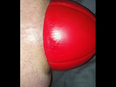 Male Giving Birth to Huge 12 cm wide Football, from deep inside my Ass.