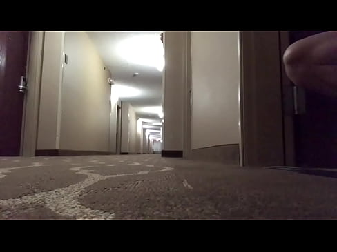 Risky hotel hallway cum