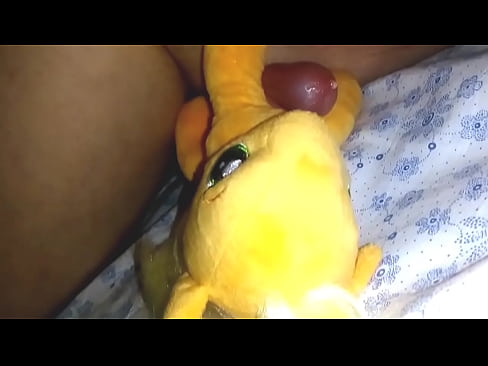 masturbation with mlp plush toy Apple Jack
