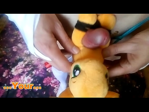 masturbation with plush toy mlp Apple Jack