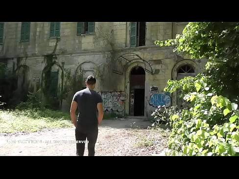 Walking around a derelict building