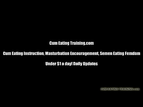 CEI Cum Eating Instructions Jerk Off Instructions