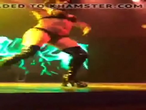 strip show on stage streamed on periscope