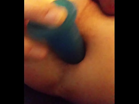 Male fucking dildo until asshole gapes