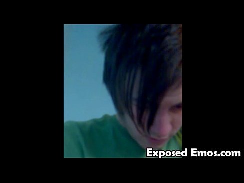 Gay Emo Boy Jerks Off