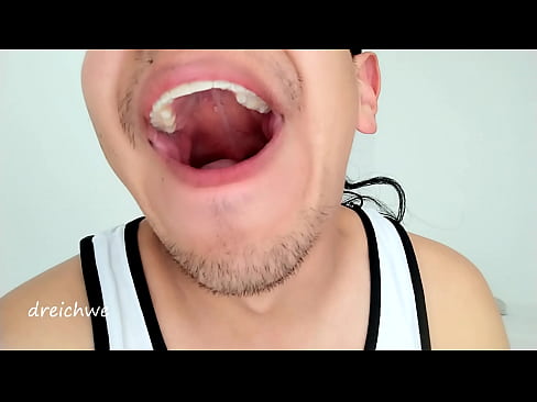 Big mouth uvula fetish