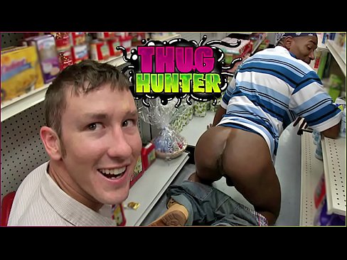 GAYWIRE - Gangsta Power Bottom Gets Bonked In Public Store!!!