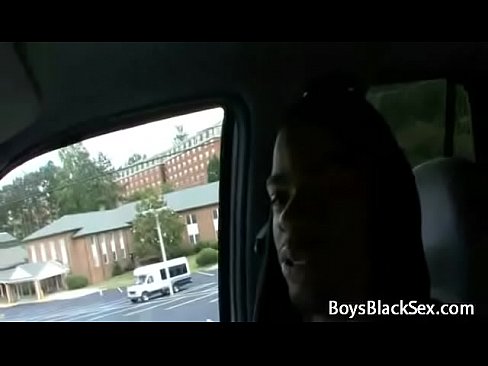 White Sexy Gay Teen Boy Worships Big Black Cock 17