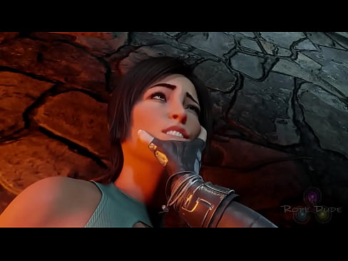 Lara Croft in a hot anal sex scene