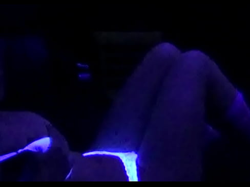 Teen Slut Has Sex Under Black Light