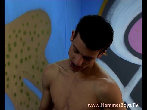 Graffiti masturbation hot gay dream from Hammerboys TV