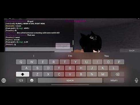 Woman on roblox gives a good fuck