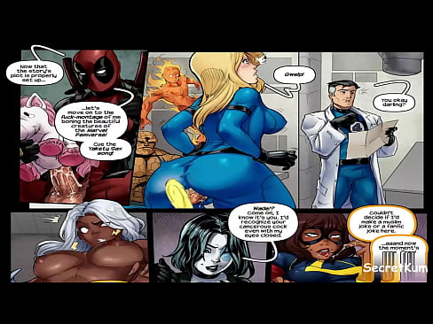 Deadpool - Fucking Marvel female super Hero's through a portal