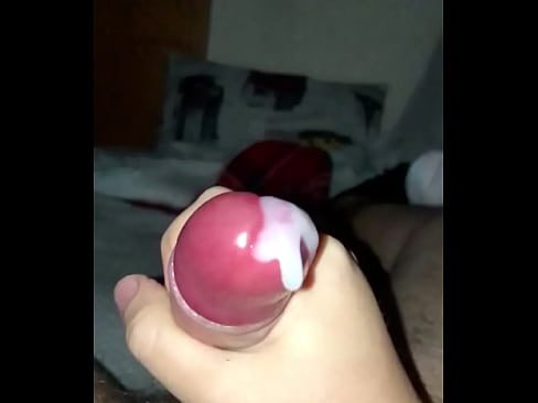 Slow motion cumshot solo