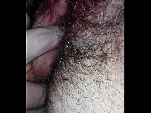 Acariciando vagina peluda