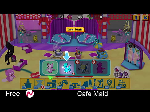 Cafe Maid (Nutaku Free Browser Game) Casual, Idle, Dating Sim