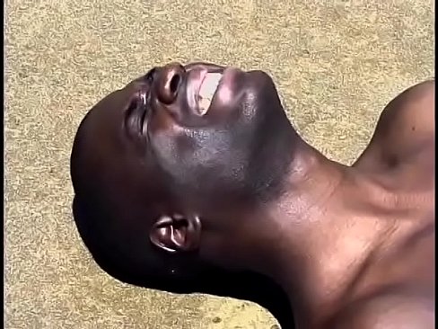 Black twinks fuck each other near by pool