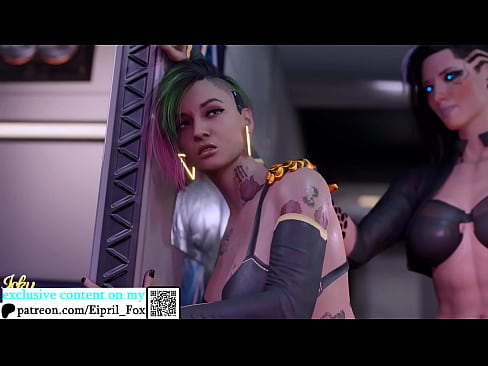 Futanari Judy from Cyberpunk Porn Animation 4K 60 FPS