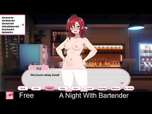 A Night With: Bartender (Free Steam Game) 2D, Adult, Erotic, Hentai, LÖVE, Romance, Game, Visual Novel, Anime