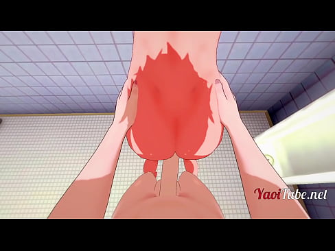 Naruto Yaoi - Naruto & Sasuke Sex in School's Toilet 2/2