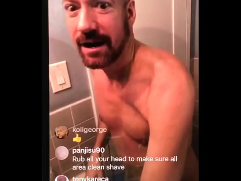 Nude Dude on Instagram Shaves Head Bald