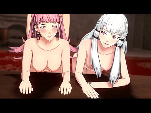 Lysithea and Hilda get fucked real good and cum