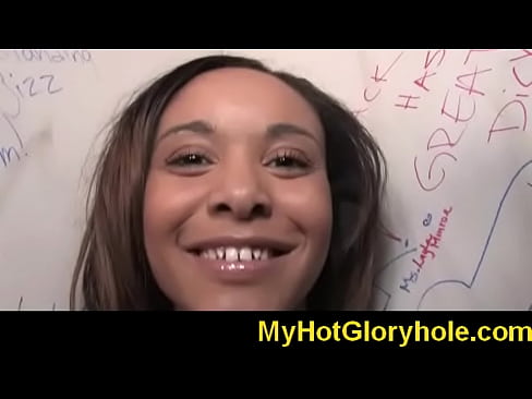 Hot gloryhole initiating horny slut 20