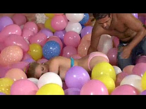 Fucking in a sea of balloons