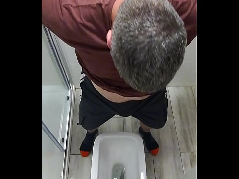 Voyeurism masturbation in toilet
