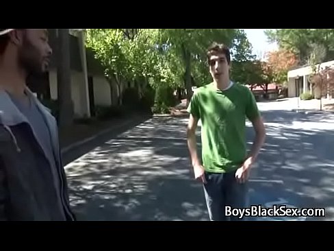 White Sexy Teen Gay Boy Love Big Black Dick Inside Him 08