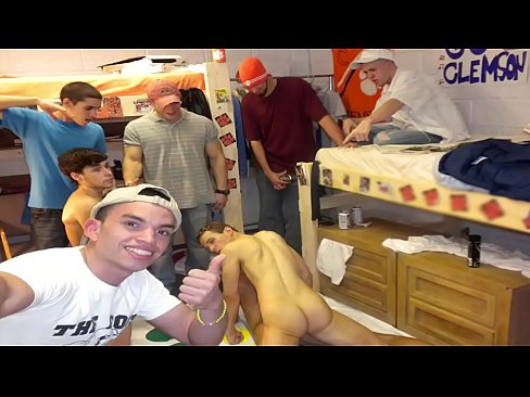 GAYWIRE - Frat Boys Throw A Hazing Party In The Dorm Rooms