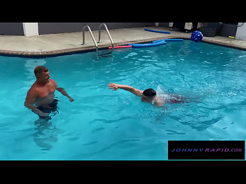 Johnny has got the hots for his new swimmin coach, Silver fox Matthew Figata, after a dip in the pool they take it to a hotel room. Things heat up quickly and the flip fuck is epic!