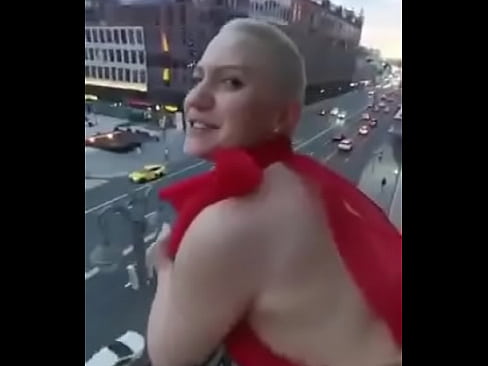 Fucked a Russian bitch right on the balcony