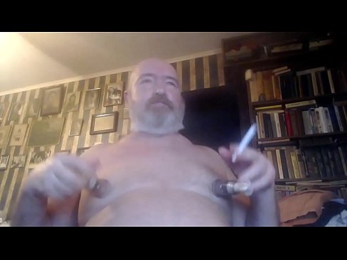 masturbation of big nipples and micropenis of russian fag with expander