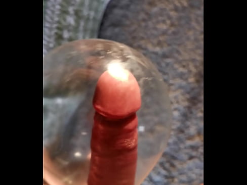 Shaking Dick in condom