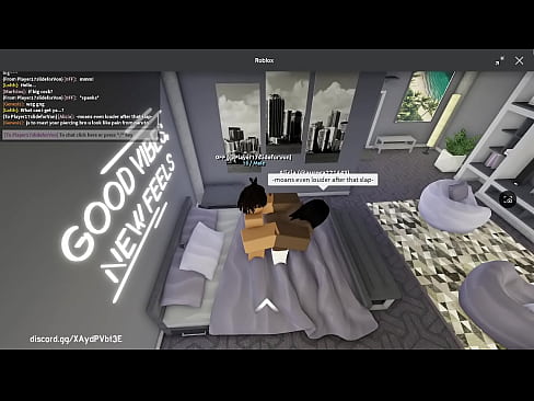 Ebony Slut Get's impregnated in a roblox condo