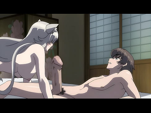 The kitsune satisfies her master [uncensored hentai English subtitles]
