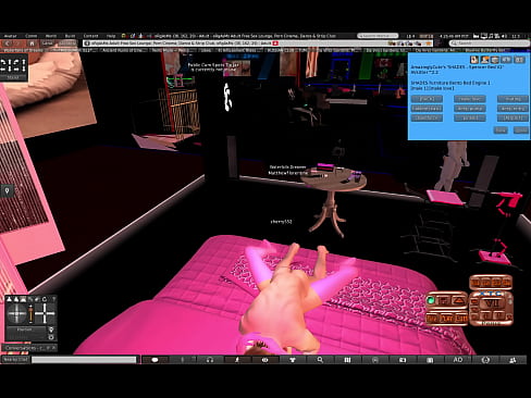 steaming hot sex with pink themed  in horny woman in a 3d avatar game