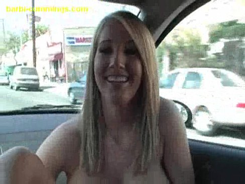 Blonde Strips Inside The Car