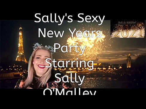 BBW Sally has an oral fixation for big white cock on New Years 2021