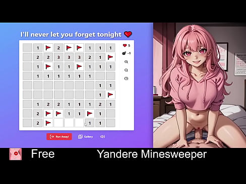 Yandere Minesweeper (free game itchio) Puzzle, Adult, Eroge, Erotic, Hentai, Horror, minesweeper, NSFW, Porn, Romance, yandere