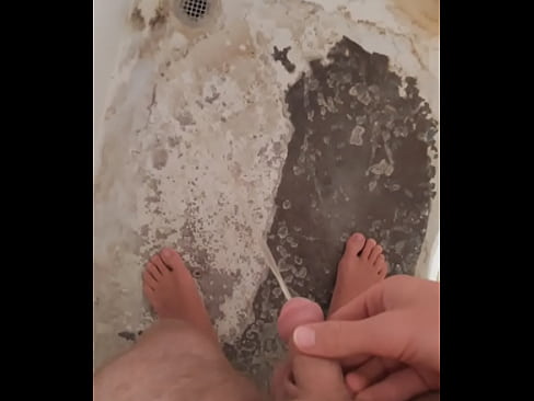 Pissing down the drain Flaccid