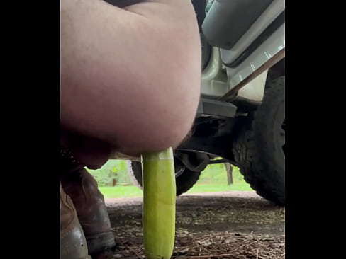 Slutty anal cucumber