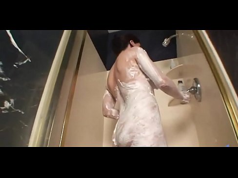 Alysen Christensen soaps up her hot body in the shower