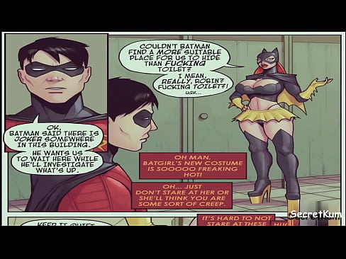 Batgirl Loves Robin  - Super Hero takes fat cock up her asshole