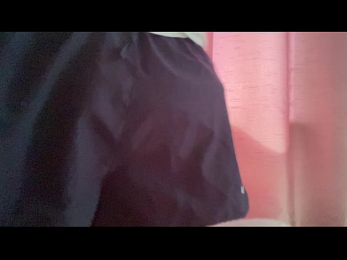 Big british cock bursting out of run shorts, MrBigDIckUK