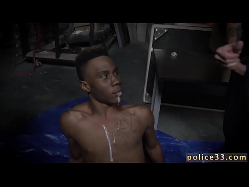Black muscle cop gay Breaking and Entering Leads to a Hard Arrest